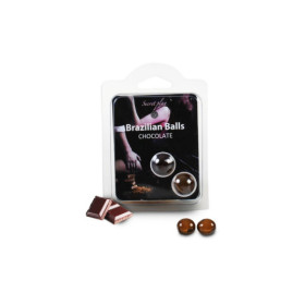 Boules de massage Brésiliennes chocolatées 